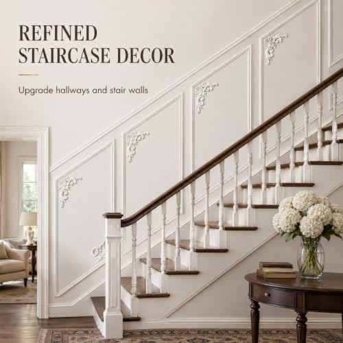 Corner Wall Molding Kit, 6.30 × 6.30 in 8pc