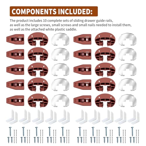 Drawer Guide Glide Compatible with Kenlin Rite-Trak II 168 Drawer Slides