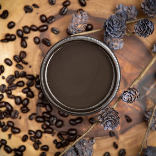 Dixie Belle Paint Company Chalk Mineral Paint - Coffee Bean (8oz) - color: Coffee Bean, size: 8 Fl Oz (Pack of 1)