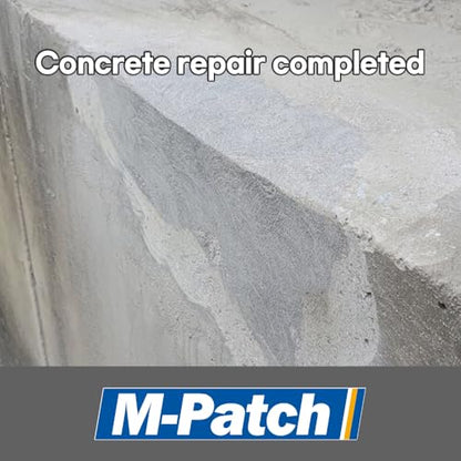 M-Patch – Fast-Setting Concrete Repair Mortar, High-Strength & Quick-Dry, 1 Pack (4.4 lbs), Walkable in 30 Min, Floors, Walls, Ceilings
