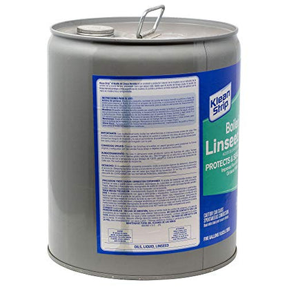 Klean Strip CLO45 Linseed Oil, Liquid, Clear Amber, 5 gal, Can