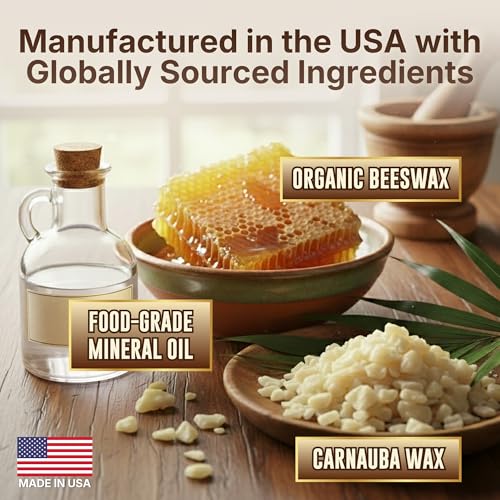Butcher Block Conditioner, Food Grade Mineral Oil and Beeswax - size: 16 Fl Oz (Pack of 1)