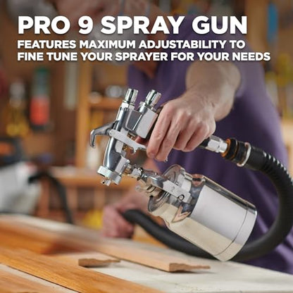 Earlex 6700 Stationary HVLP Finishing Sprayer, Pro 9 Gun for Woodworking - size: Earlex 6700