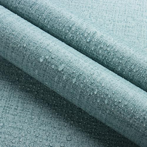 Teal Wallpaper Grasscloth Peel and Stick Wallpaper 17.7in x 393in - color: Teal, size: 17.7" x 393.7"