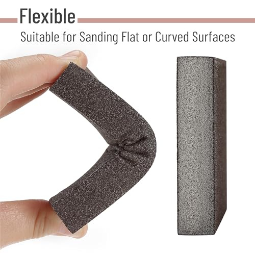 Bates- Sanding Sponge, 8 pcs, 180 Grit, Sandpaper Block, Sanding Blocks for Wood, Drywall Sanding Block, Drywall Sanding Sponge for Wood, 180 Grit Sanding Blocks Drywall, Sandpaper for Drywall Sponge - size: 8 Pack, 180 Grit