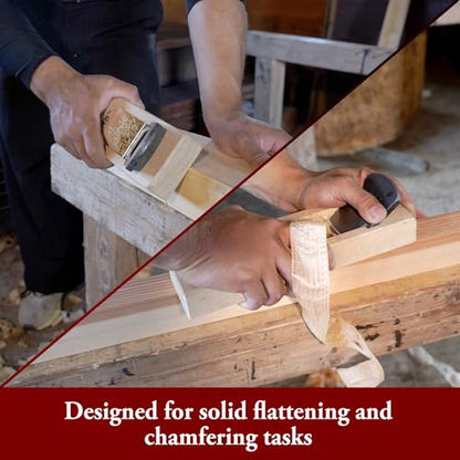 SUIZAN Kanna Japanese Wood Planer 2.4" Double Blade - Hand Block Plane - size: 2.4 inch (60mm) 2-Blade