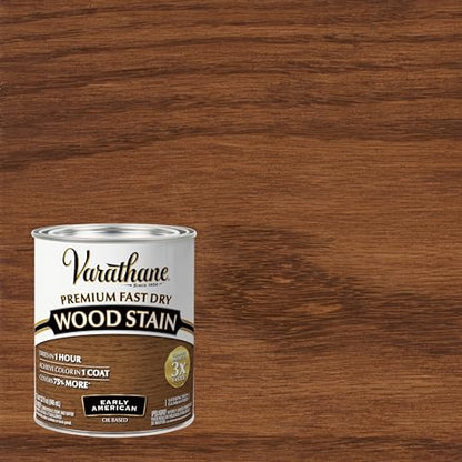 Varathane Premium Fast Dry Early American Wood Stain - color: Early American, size: 1 Quart (Pack of 1)