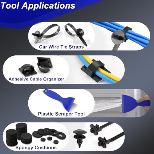 Doaho 238Pcs Trim Removal Tool with Storage Bag - color: Blue-238pcs Trim Removal Tools