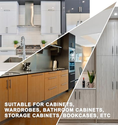 3/4 Inch Overlay Soft Close Cabinet Hinges, 30 Pack Slow Soft Close Hinges for Kitchen Cabinets Satin Nickel Hidden Self Closing Kitchen Cabinet Hinges for Cupboard - size: 3/4 inch Overlay