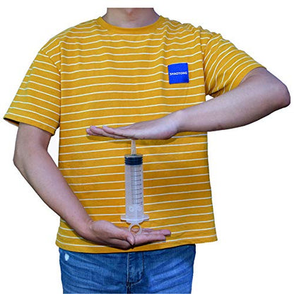 2Pcs-100ml Syringe, 100cc Kitchen Glue Dispenser, Large Volume Plastic Syringe With Needle for Dispensing (100ml-B) - size: 100ml-B
