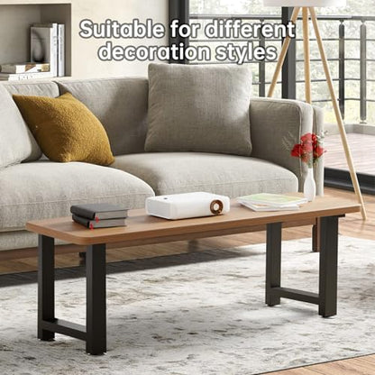 TOCRETOARE Metal Table Legs Heavy Duty, 16”H x 18”W, Metal Furniture Legs for Dining Desk Bench and Coffee Table, Industrial Black DIY Iron Bench Legs, Set of 2 - color: Rectangle, size: 16"Hx18"W