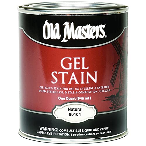 40-Pack of 1 qt Old Masters 80104 Natural Old Masters Oil-Based Gel Stain