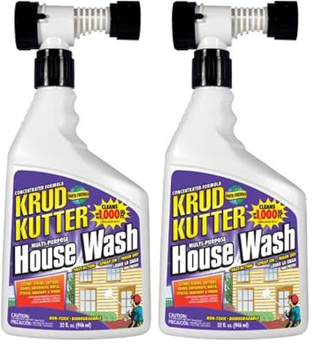 Krud Kutter HW32H4 Multi-Purpose House Wash, 32 oz (Pack of 2) - size: 32 Ounce (Pack of 2)