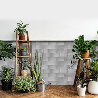 VICCI Peel and Stick Backsplash Tiles 8 * 4 Inch 16 Pack - Marble Look Self Adhesive Wall Panel, Waterproof Peel & Stick Tile for Backsplash, Countertop Edging - color: Sjm-260, size: 8x4IN*16PCS