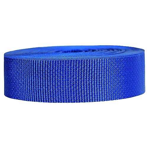 Strapworks Lightweight Polypropylene Webbing - Poly Strapping for Outdoor DIY Gear Repair, Pet Collars, Crafts – 1.5 Inch by 10, 25, or 50 Yards, Over 20 Colors - color: Royal Blue, size: 1.5" x 50 yard