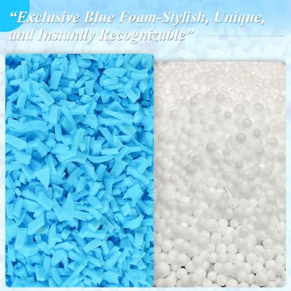 Bean Bag Filler, 20lbs Gel Shredded Memory Foam Filling - size: 20lbs