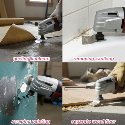 XXGO 2 Pcs Rigid Multi Tool Scraper Blades for Removing Caulking Paint - size: Multi Tool Scraper Blade - 2 Pcs