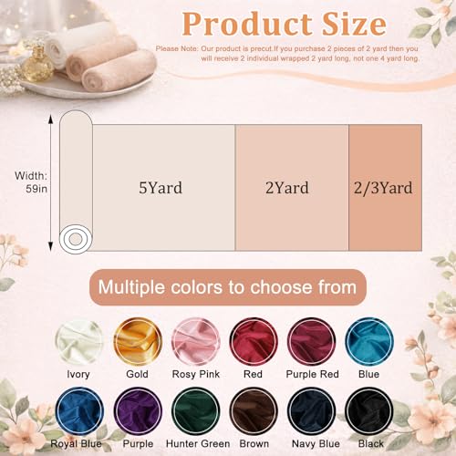 59”W Stretch Velvet Fabric, 2/3 Yard Soft Stretchy Fabric for Sewing Clothes, Apparel, Costume, Crafts - 90% Polyester 10% Spandex(2/3Yard, Pink) - color: Pink, size: 2/3 Yard