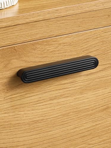 Cabinet Pulls Black 6.3" Hole Center 5 Pack - color: Black, size: 6-5/16"(160mm) Hole Center