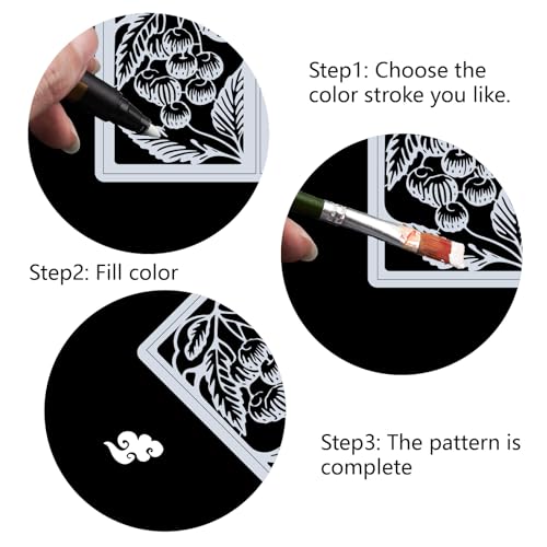 12Pcs 12 Styles Mixed Media Stencils Wall Texture Templates 12 x 8 Inch Trees Flowers Leaves Geometric Pattern Reusable PET Plastic Hollow Out Drawing Stencil for Wood Wall DIY Art Crafts - color: Mixed Shapes
