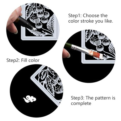 12Pcs 12 Styles Mixed Media Stencils Wall Texture Templates 12 x 8 Inch Trees Flowers Leaves Geometric Pattern Reusable PET Plastic Hollow Out Drawing Stencil for Wood Wall DIY Art Crafts - color: Mixed Shapes