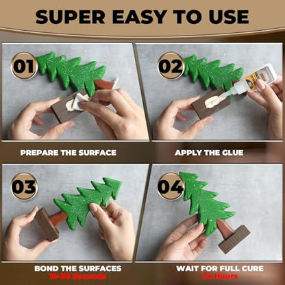 Wood Super Glue 60g, Thin Clear Liquid CA Glue for Woodworking Furniture - size: 2oz-thin