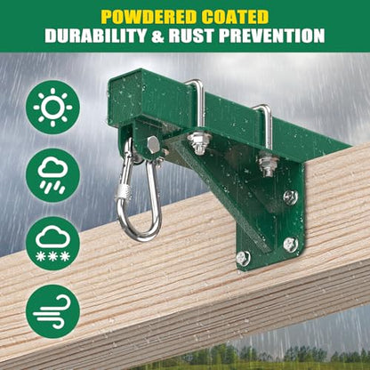 SELEWARE Glider Swing Brackets, Heavy Duty Swing Set Hardware 1 Pack - color: Glider Swing Brackets, 1 Pack