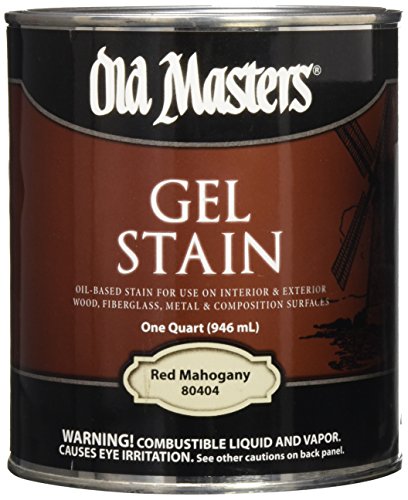 Old Masters 24994 Interior/Exterior Gel Stain Red Mahgony - color: Red, size: qt old