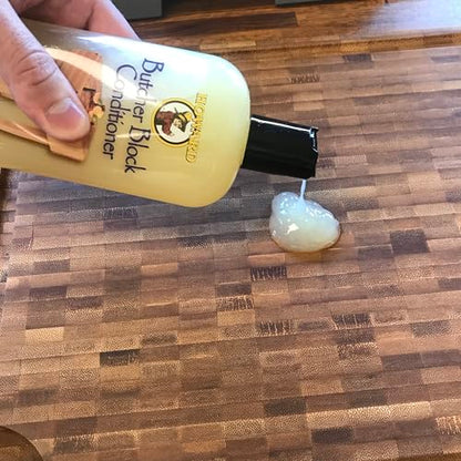 HOWARD Butcher Block Conditioner and Cutting Board Oil, Food Grade Conditioner and Oil, Great for Wooden Bowls and Utensils, Re hydrate your Cutting Blocks, 12 Fl Oz (Pack of 1)