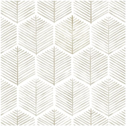 OSECAGE Geometric Peel and Stick Wallpaper Boho Contact Paper 17.3''×197'' - color: Beige, size: 17.3" x 197"