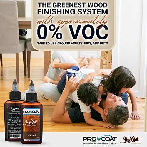 UnoCoat Hardwax Uroil Color Samples - Made in USA - Advanced Wood Grain Treatment for Indoor Applications, Urethane-Modified Hard Wax Oil, for Any Wood Species - 2 oz / 59 ml - Old Barrel