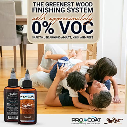 UnoCoat Hardwax Uroil Color Samples - Made in USA - Advanced Wood Grain Treatment for Indoor Applications, Urethane-Modified Hard Wax Oil, for Any Wood Species - 2 oz / 59 ml - Old Barrel