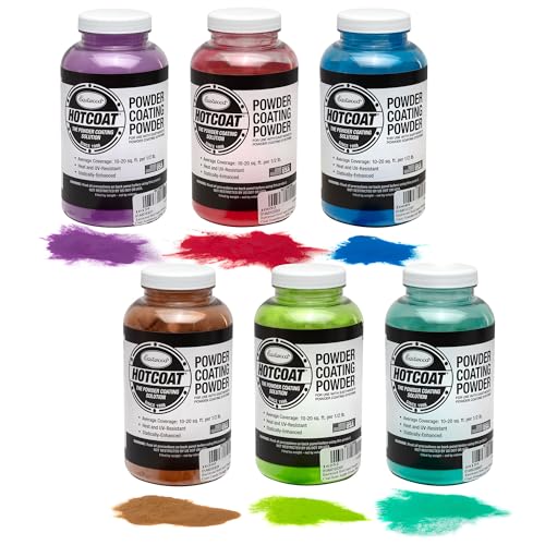 Eastwood 6-Piece 8-Oz Powder Specialty Color Sample Kit Standard Multi Color Hotcoat Powder-Coated