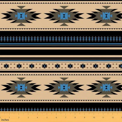 Aztec Fabric By The Yard, Native Upholstery Fabric, Southwestern Tribal - color: Multi 24, size: 2 Yards