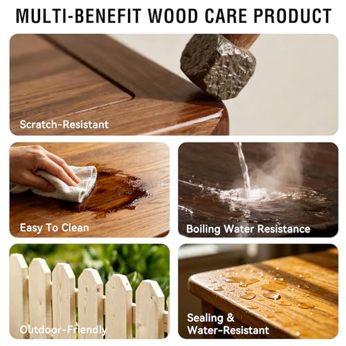 Penetrating Wood Stain and Sealer in One - 32 oz & Light Oak - color: Light Oak, size: 32 oz
