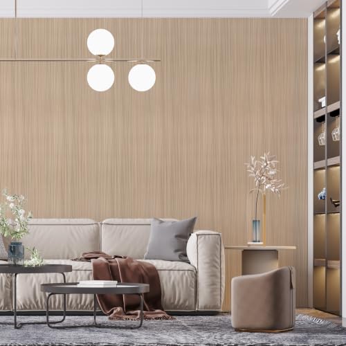 Wood Grain Contact Paper 15.7"x118" Light Wood Peel and Stick Wallpaper Vintage Removable Self-Adhesive Wooden Vinyl Wallpaper for Bedroom Kitchen Cabinets Countertops