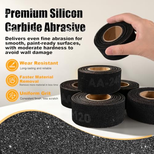 120 Grit Emery Cloth Roll for Copper Pipe Sanding 1-1/2 Inch - color: 120Grit 5-1/2yd