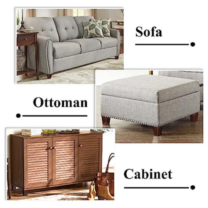 Wood Furniture Legs, 4 inch Sofa Legs, Square Couch Legs Pack of 4, Wood Legs for Table w/Pre-drilled Hanger Bolt - size: 4 inch (4pcs) Standard (With hanger bolt)