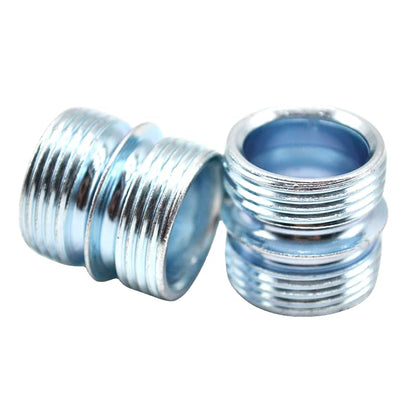 8 Pack Wire Shelving Post Coupler Connector for 1 Inch 25.4mm Diameter Storage Shelves Metal Rack Pole with 0.047" 1.2mm Thickness Coarse Thread, Shelf Unit Post Extension Kit Connection Nuts - style: Post Connector 8 Pack