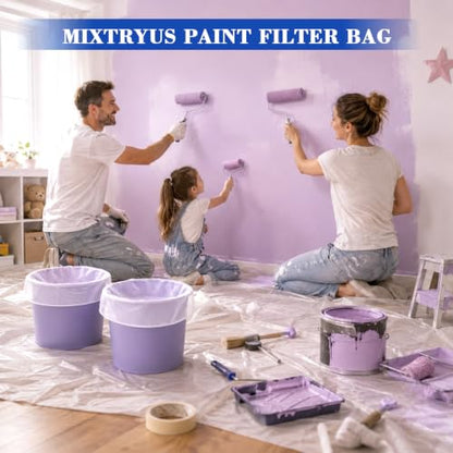 70 PCS 5 Gallon Paint Strainer, Paint Strainer Bags with Top Opening