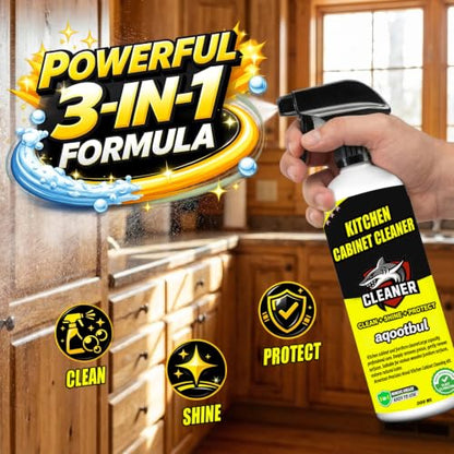 Kitchen Cabinet Cleaner, Wood Cabinet Degreaser & Furniture Cleaner, 2 Pack