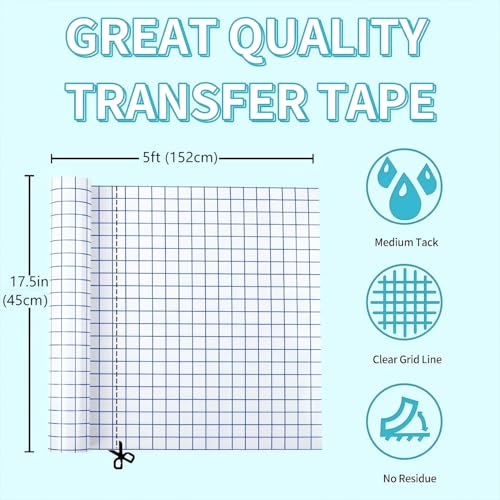 Clear Contact Paper & Wall Protector, 17.7 * 59 Inches Adhesive Vinyl - size: 59"W x 15.7"L
