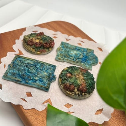 Art Mold for Polyclay Air Dry Clay Plaster, Frame and Plaque - color: Frame and Plaque