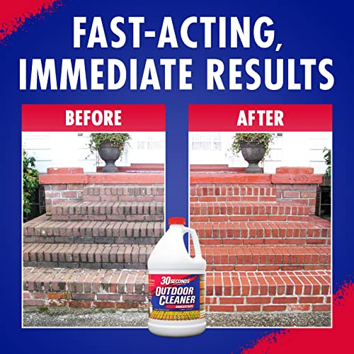 30 SECONDS Outdoor Mold & Mildew Cleaner & Stain Remover Concentrate | 128 fl. oz. | 2 Pack - size: 128 Fl Oz (Pack of 2)