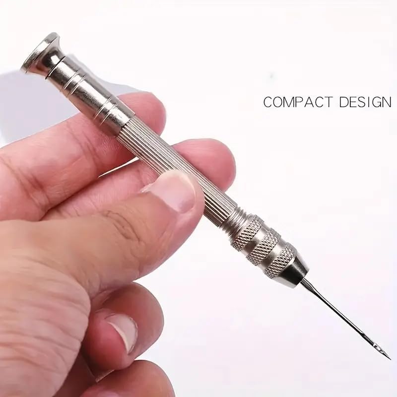 5pcs Sewing Tool kit, with Replaceable Heads - Multifunctional Shoe Repair and DIY Craft kit