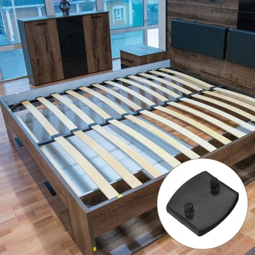 uxcell 12Pcs 55mmx9mm Plastic Bed Slat Center Caps Bed Slat Cover Black - color: Black, size: 55mm x 9mm