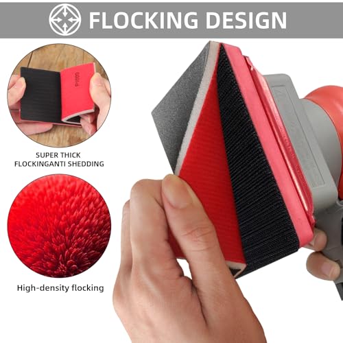 20Pcs Sanding Sponge 180-3000 Grit Soft Foam Hand Sander Block - size: 20pcs Mix Grit, style: Aluminum