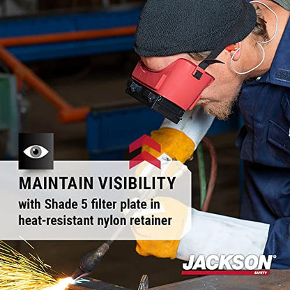 Jackson Safety WS Series Retro Safety Goggles - color: Iruv Shade 5, size: One Size, style: Flip Front