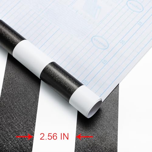 Erfoni Stripe Peel and Stick Wallpaper Black and White Stripe Wallpaper - color: Black/White, size: 17.7" x 118"
