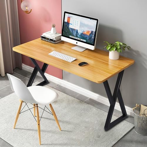 Taelakeni 28 Inch Metal Desk Table Legs, Heavy Duty Industrial Style Dinning Table Leg with Adjustment Feet Pads, Double Triangle - color: Double Triangle, size: 28 IN